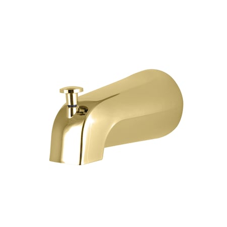 Trimscape Rear Threaded, Tub Spout W/ Top Diverter, Polished Brass K1213A2